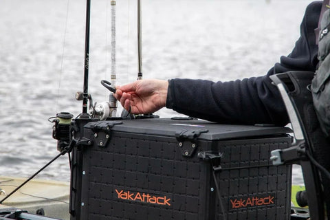 YakAttack TetherTube Rod Holder- Two Pack with Mounting Hardware