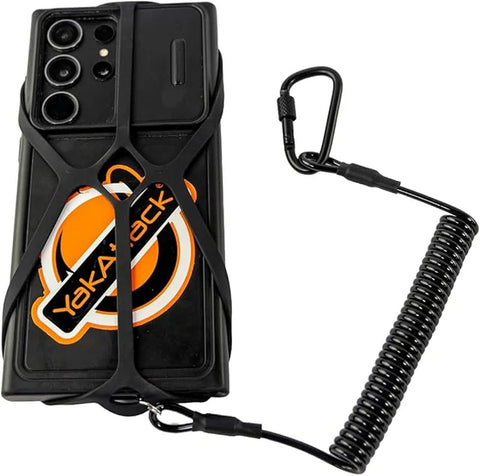 YakAttack Universal Smartphone Harness with Tether, Black