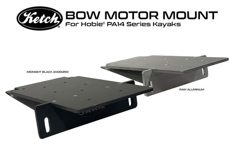 Ketch Bow Motor Mount PA14 - Midnight Black Anodized