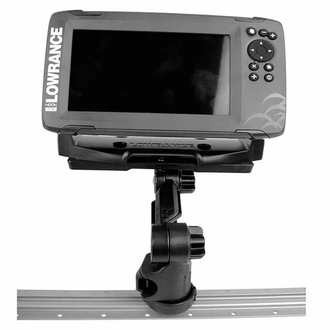 YakAttack Rectangular Fish Finder Mount with Track Mounted LockNLoad™ Mounting System