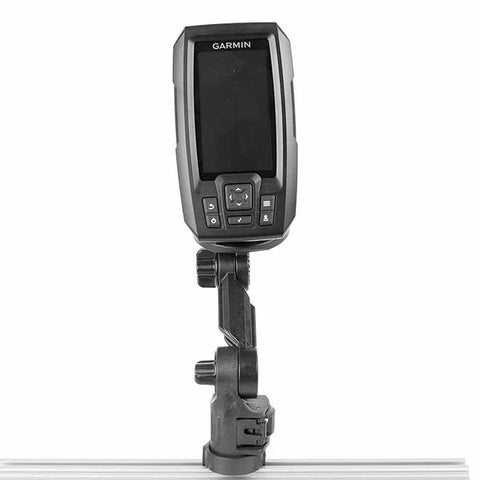 YakAttack Round Base Fish Finder Mount with Track Mounted LockNLoad™ Mounting System