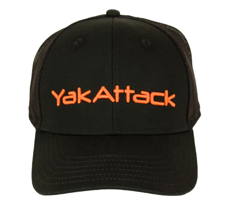 YakAttack Logo Trucker Hat - Black