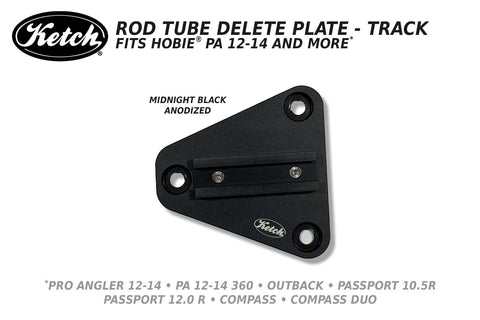 Rod Holder Delete Plate – T-Track – For Hobie kayaks
