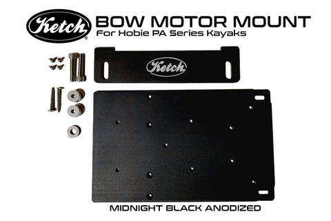 Ketch Bow Motor Mount PA14 - Midnight Black Anodized
