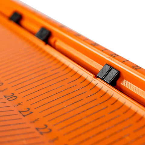 YakAttack LeaderBoard - 28" Measuring Board with Built-In Identifier Holders and Cull Tabs, Orange