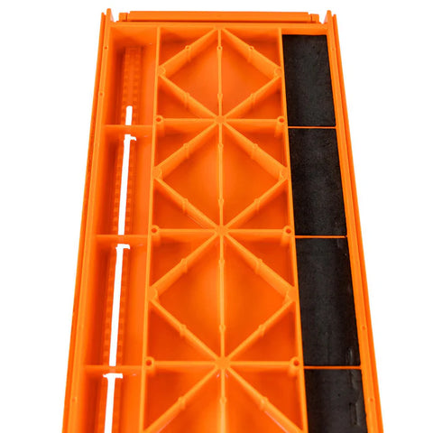 YakAttack LeaderBoard - 28" Measuring Board with Built-In Identifier Holders and Cull Tabs, Orange