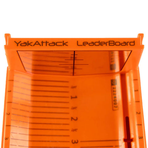YakAttack LeaderBoard - 28" Measuring Board with Built-In Identifier Holders and Cull Tabs, Orange