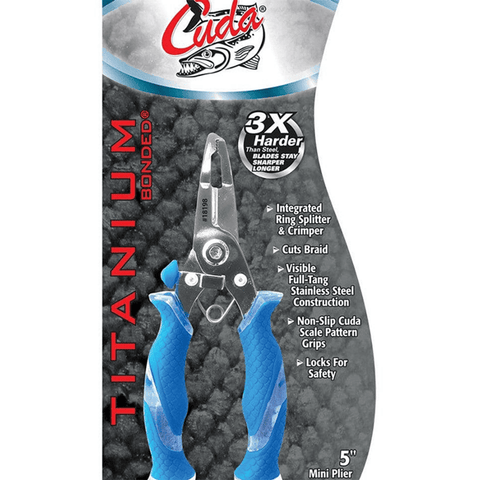 Cuda - 5" Titanium Bonded Mini Plier