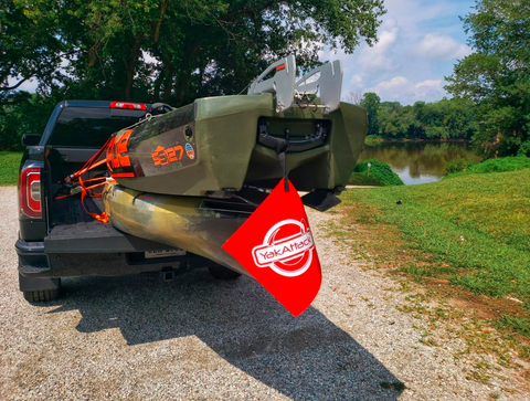 YakAttack Get Hooked Logo Tow Flag