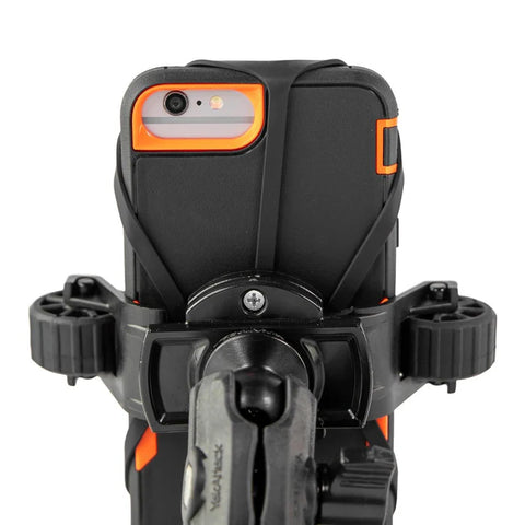 YakkAttack RotoGrip Phone Holder with 1" Screwball Track Mount