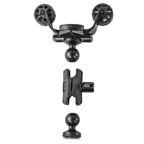YakkAttack RotoGrip Phone Holder with 1" Screwball Track Mount