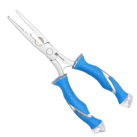 Cuda - 8" Titanium Bonded Stainless Steel Freshwater Plier with Ring Splitter