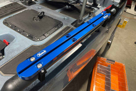 Ketch Kayak X-Aktrak H-Rail Adapter – Midnight Black Anodized