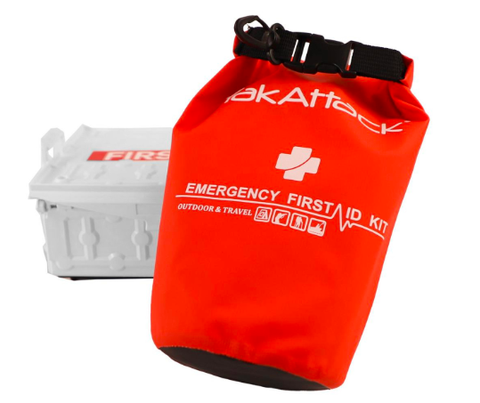 YakAttack - Reel Essentials First Aid Kit with Dry Bag TracPak and Quick Release Base