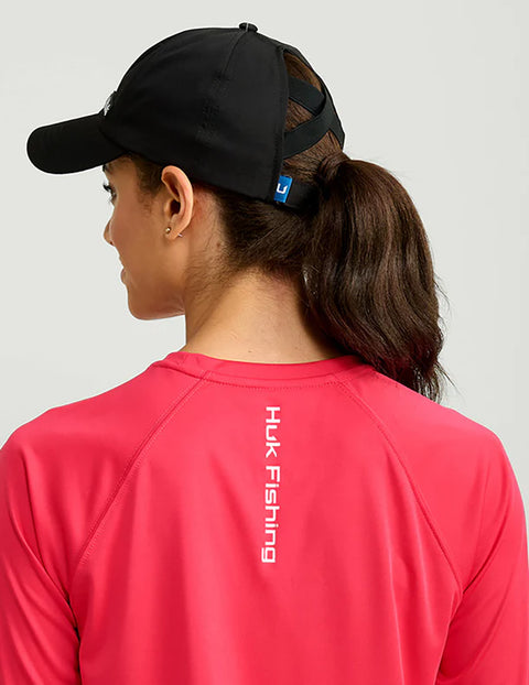 Huk Womens Ponytail Hat