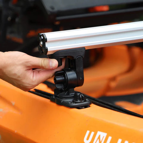 YakAttack - Command Center CrossBar, with Zero Play LockNLoad™ Track Mount Adapter