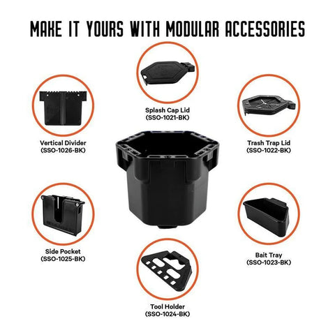 YakAttack Cup Holder Pro, Black